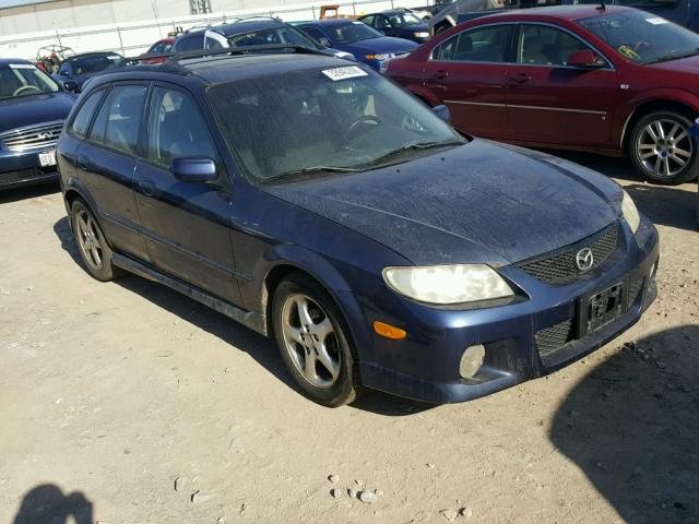 JM1BJ246521461160 - 2002 MAZDA PROTEGE PR BLUE photo 1