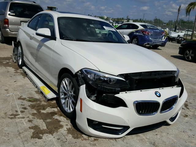 WBA1F9C5XGV544269 - 2016 BMW 228 I WHITE photo 1