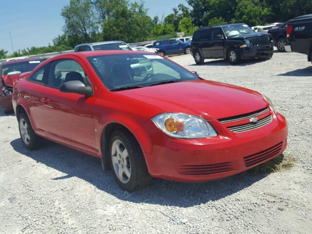 1G1AK15F777200630 - 2007 CHEVROLET COBALT LS RED photo 1