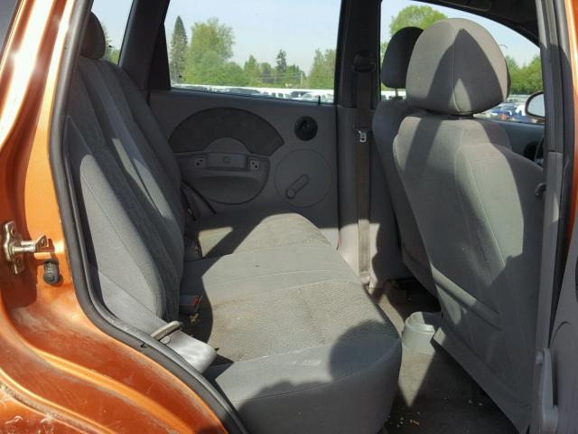 KL1TD62645B442076 - 2005 CHEVROLET AVEO BASE Қызғылт сары фото 6