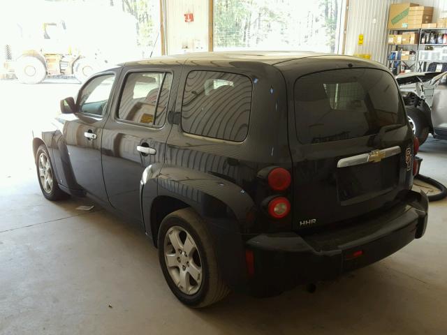 3GNDA13D86S508843 - 2006 CHEVROLET HHR LS BLACK photo 3