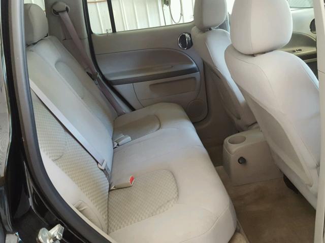 3GNDA13D86S508843 - 2006 CHEVROLET HHR LS BLACK photo 6