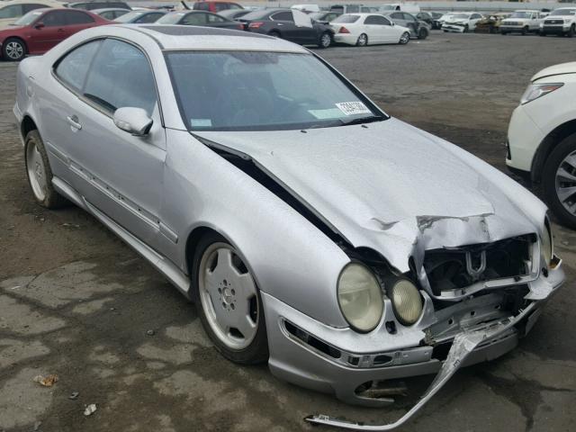 WDBLJ74G51F189588 - 2001 MERCEDES-BENZ CLK 55 AMG SILVER photo 1