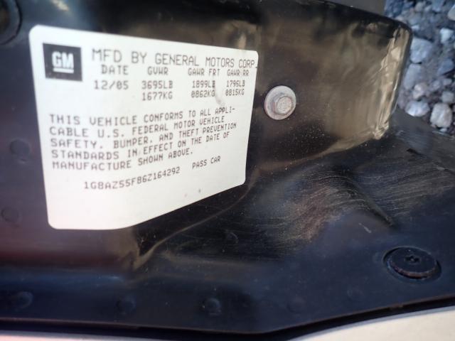 1G8AZ55F86Z164292 - 2006 SATURN ION LEVEL 银色 照片 10