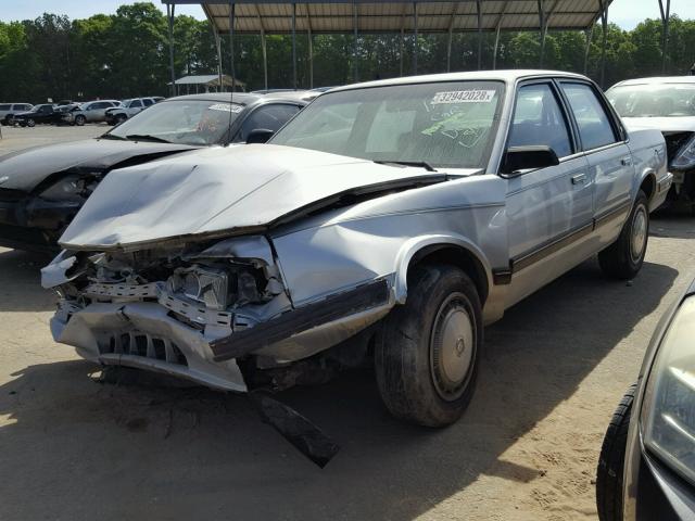 1G3AL54NXM6313171 - 1991 OLDSMOBILE CUTLASS CI SILVER photo 2