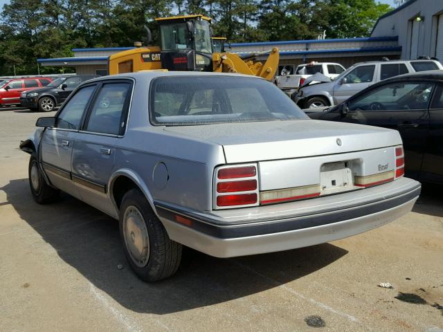 1G3AL54NXM6313171 - 1991 OLDSMOBILE CUTLASS CI SILVER photo 3