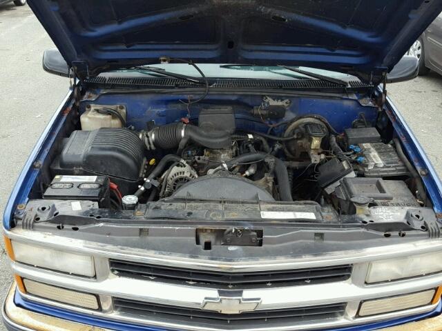 1GCEC19M7VE198868 - 1997 CHEVROLET GMT-400 C1 BLUE photo 7