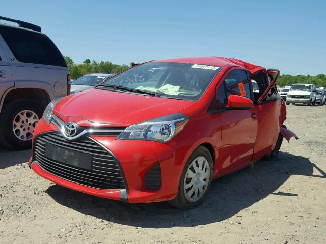 VNKKTUD38GA067131 - 2016 TOYOTA YARIS L RED photo 2