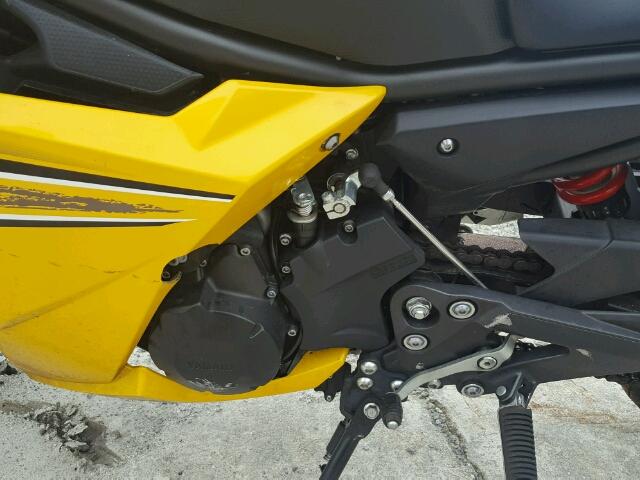 JYARJ18E39A001575 - 2009 YAMAHA FZ6 R YELLOW photo 7