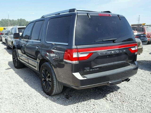 5LMJJ2HT2HEL00626 - 2017 LINCOLN NAVIGATOR 灰色 照片 3