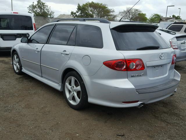 1YVHP82D445N75640 - 2004 MAZDA 6 S SILVER photo 3