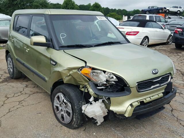 KNDJT2A52D7516813 - 2013 KIA SOUL GREEN photo 1