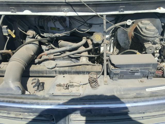 2B6HB21X5VK512495 - 1997 DODGE RAM VAN B2 WHITE photo 7