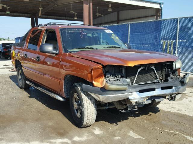 3GNEC12T54G211326 - 2004 CHEVROLET AVALANCHE ORANGE photo 1