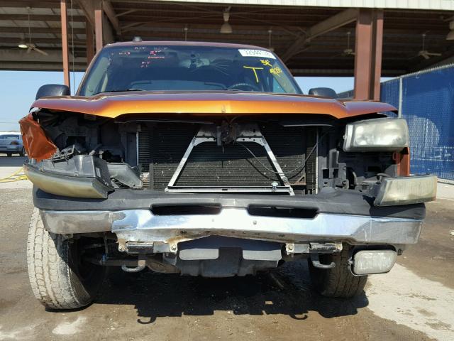 3GNEC12T54G211326 - 2004 CHEVROLET AVALANCHE ORANGE photo 9