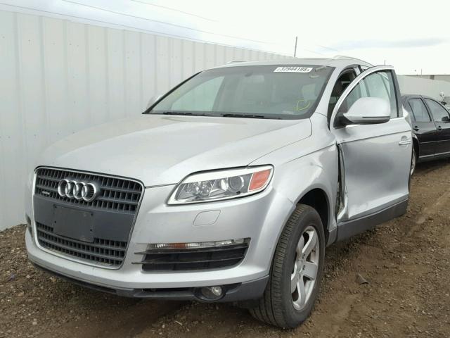 WA1BY74L37D033067 - 2007 AUDI Q7 3.6 QUA SILVER photo 2