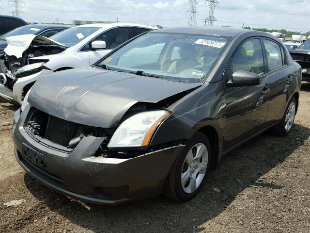 3N1AB61E37L663090 - 2007 NISSAN SENTRA 2.0 GRAY photo 2