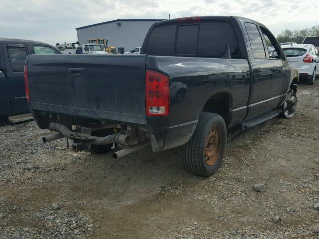 1B7HU18Z82J120755 - 2002 DODGE RAM 1500 BLACK photo 4