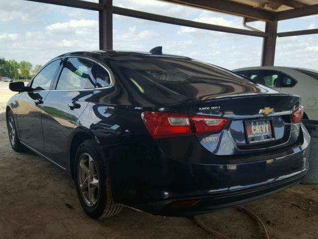 1G1ZB5ST8GF197439 - 2016 CHEVROLET MALIBU LS BLUE photo 3