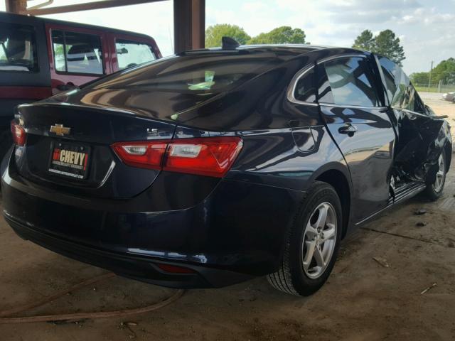 1G1ZB5ST8GF197439 - 2016 CHEVROLET MALIBU LS BLUE photo 4
