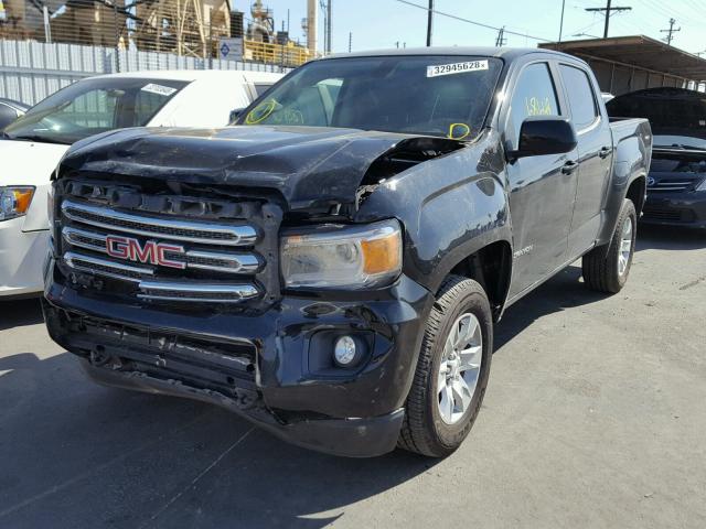 1GTG6CE32G1202490 - 2016 GMC CANYON SLE BLACK photo 2