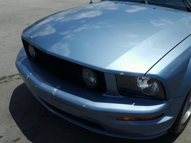 1ZVFT82HX65201383 - 2006 FORD MUSTANG GT BLUE photo 9
