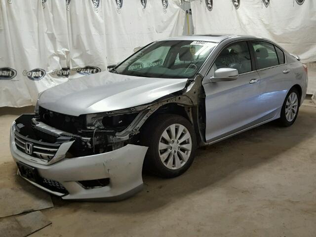 1HGCR2F78EA049873 - 2014 HONDA ACCORD EX SILVER photo 2