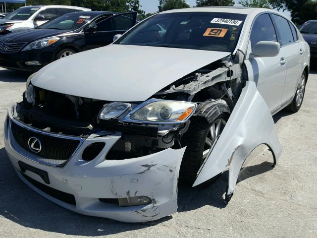 JTHBH96S765004457 - 2006 LEXUS GS GENERAT WHITE photo 2