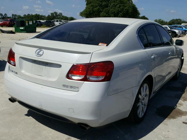 JTHBH96S765004457 - 2006 LEXUS GS GENERAT WHITE photo 4