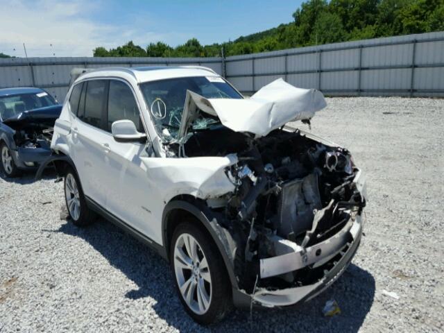 5UXWX7C58DL983356 - 2013 BMW X3 WHITE photo 1