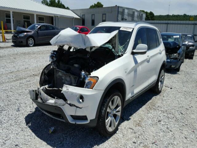 5UXWX7C58DL983356 - 2013 BMW X3 WHITE photo 2