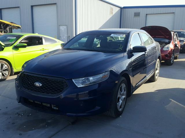 1FAHP2M87DG108130 - 2013 FORD TAURUS POL BLUE photo 2