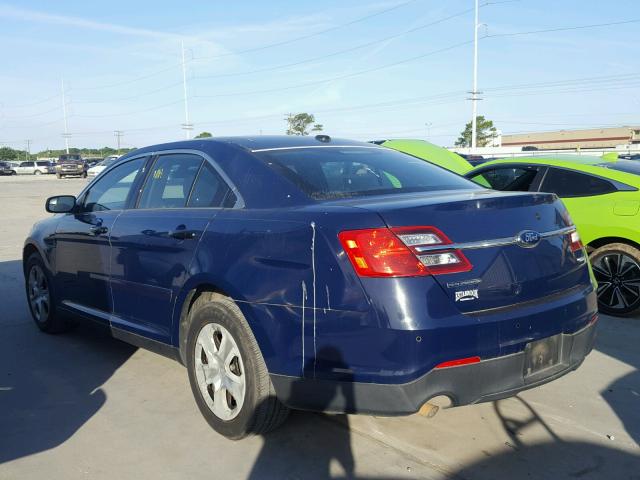 1FAHP2M87DG108130 - 2013 FORD TAURUS POL BLUE photo 3