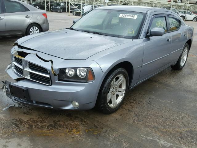 2B3KA53H76H241659 - 2006 DODGE CHARGER R/ BLUE photo 2