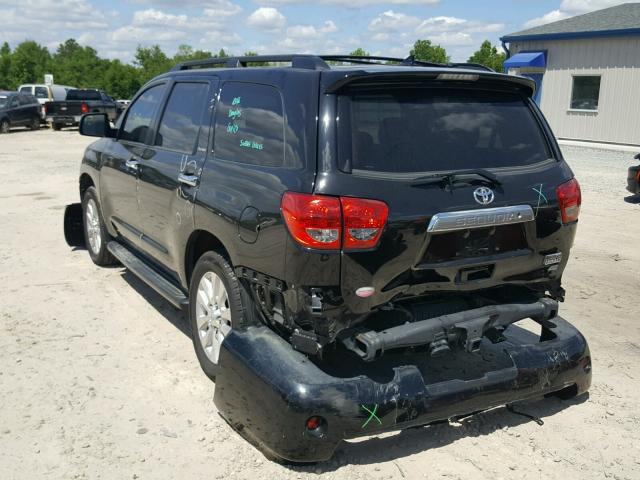 5TDDW5G10GS127043 - 2016 TOYOTA SEQUOIA PL BLACK photo 3