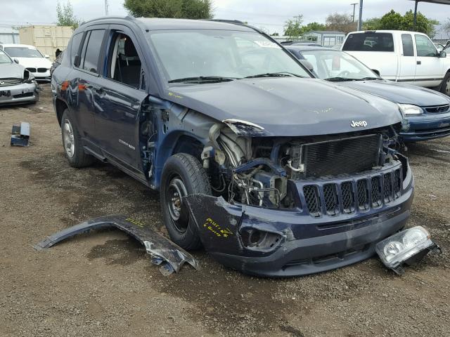 1C4NJCBA3FD386411 - 2015 JEEP COMPASS SP BLUE photo 1