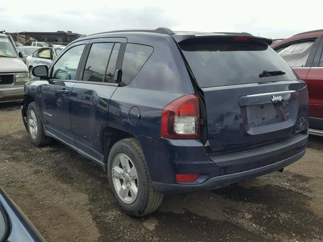 1C4NJCBA3FD386411 - 2015 JEEP COMPASS SP BLUE photo 3