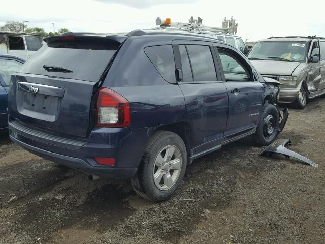 1C4NJCBA3FD386411 - 2015 JEEP COMPASS SP BLUE photo 4