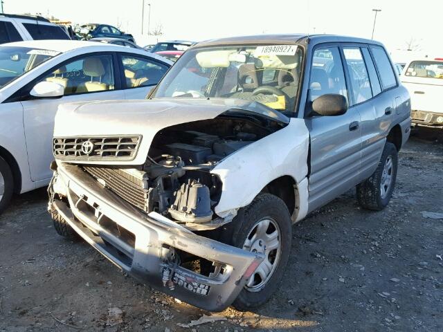 JT3GP10V0Y0050313 - 2000 TOYOTA RAV4 GRAY photo 2