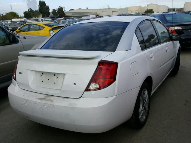 1G8AL52F43Z110019 - 2003 SATURN ION LEVEL WHITE photo 4