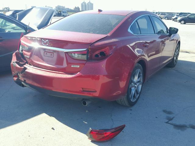 JM1GJ1W51F1201073 - 2015 MAZDA 6 GRAND TO RED photo 4