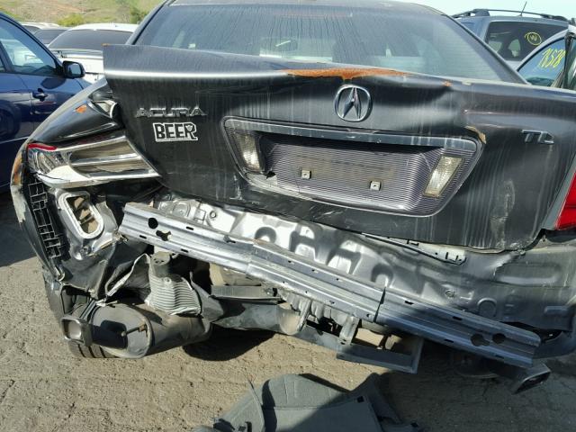 19UUA66285A023054 - 2005 ACURA TL GRAY photo 9