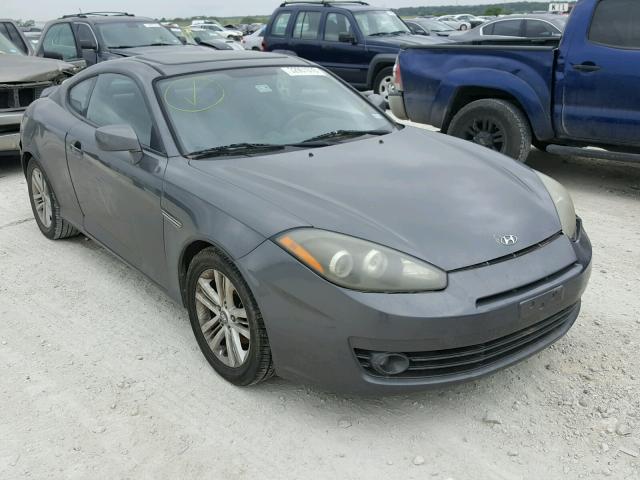 KMHHM66D67U257554 - 2007 HYUNDAI TIBURON GS GRAY photo 1