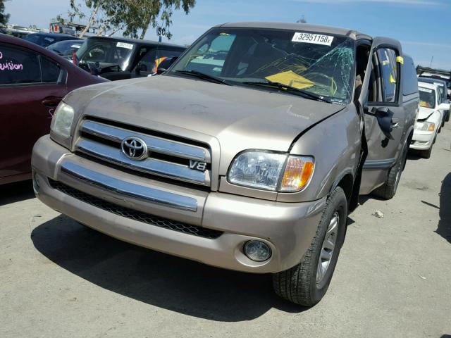 5TBRT34113S401831 - 2003 TOYOTA TUNDRA ACC GOLD photo 2
