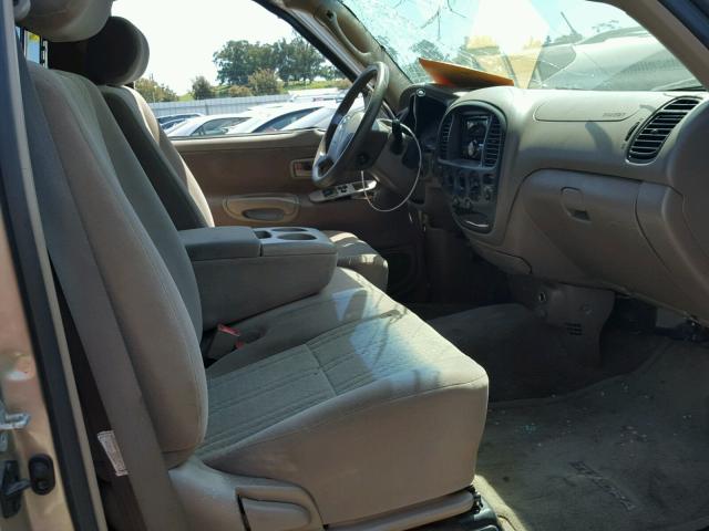 5TBRT34113S401831 - 2003 TOYOTA TUNDRA ACC GOLD photo 5