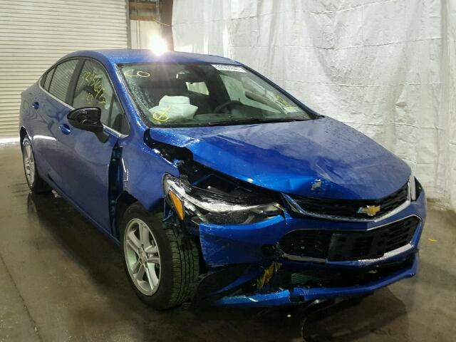 1G1BE5SM4H7143262 - 2017 CHEVROLET CRUZE LT BLUE photo 1