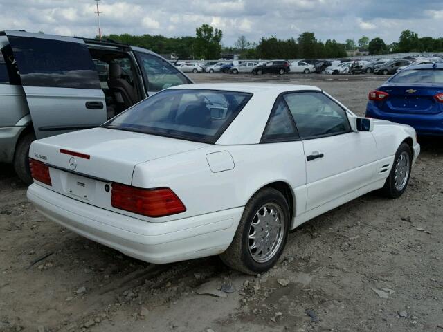 WDBFA67F3TF140287 - 1996 MERCEDES-BENZ SL 500 WHITE photo 4