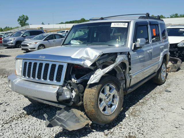 1J8HH68217C655273 - 2007 JEEP COMMANDER SILVER photo 2