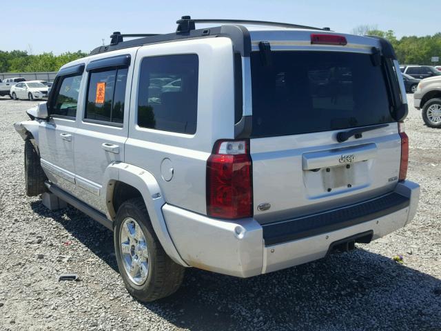 1J8HH68217C655273 - 2007 JEEP COMMANDER SILVER photo 3