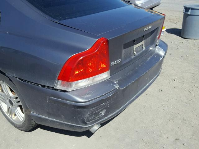 YV1RS592962525682 - 2006 VOLVO S60 2.5T GRAY photo 10